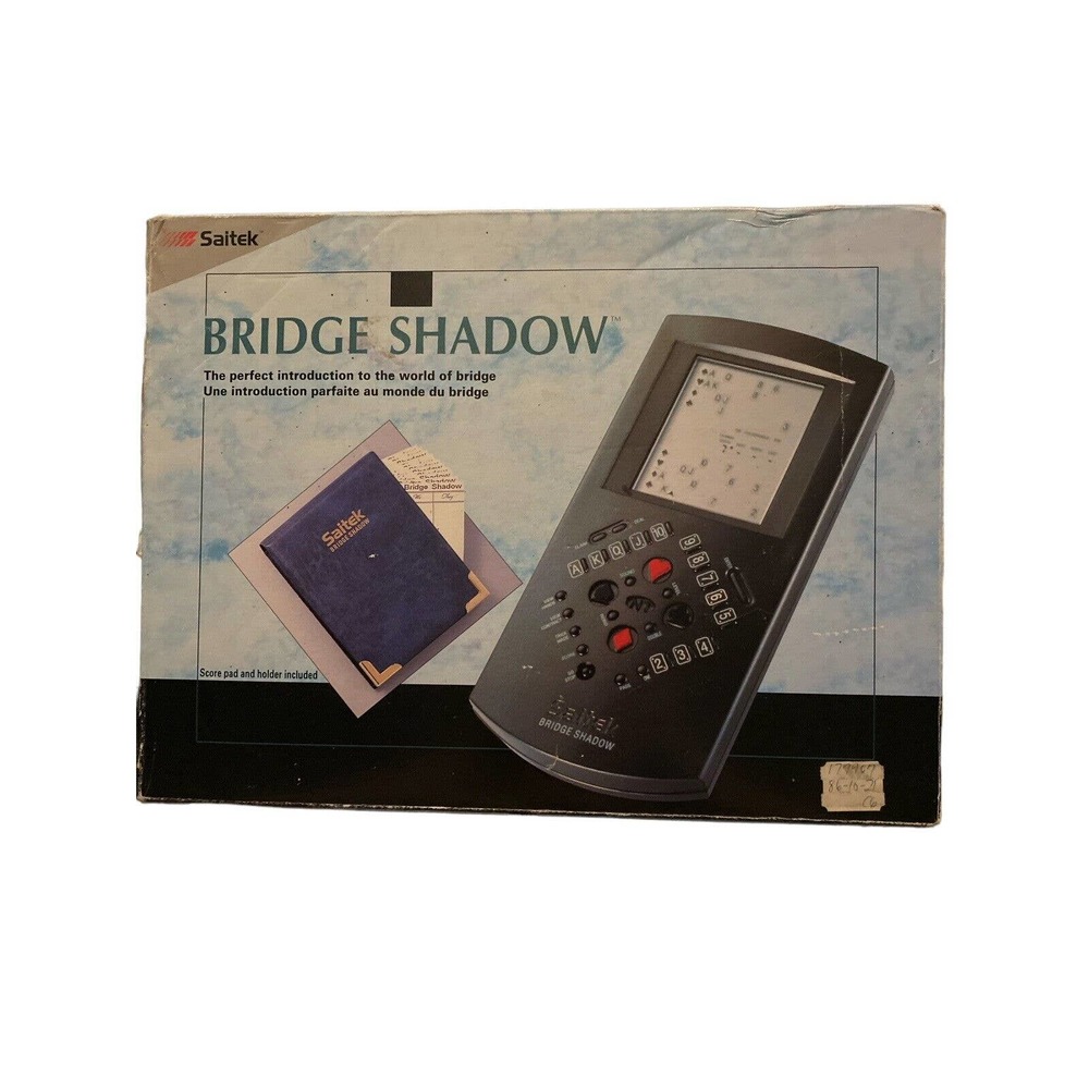 Saitek Bridge Shadow Handheld Game Battery Travel Card Bridge tested works